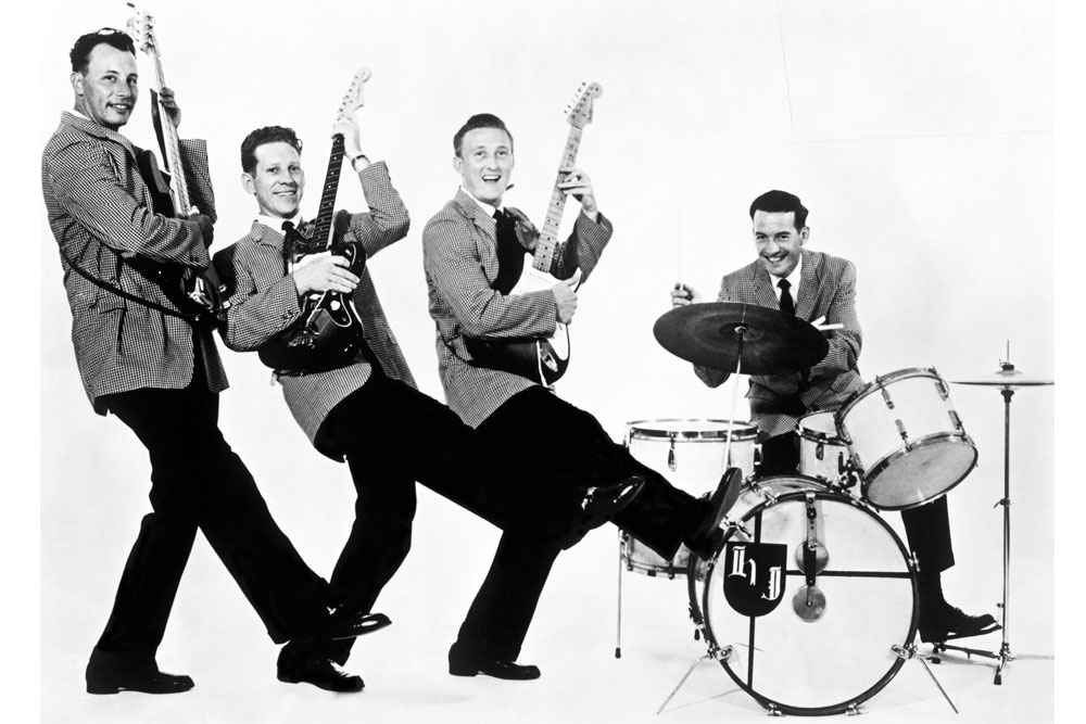 the ventures retro surf rock band group photo press3